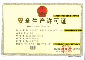 Safety Production Permit